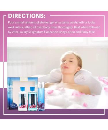 City of Love Bath & Body Care Gift Set - Luxurious Home Spa Set with Body Lotion Shower Gel & Fragrance Mist - Buy Online on GoSupps.com
