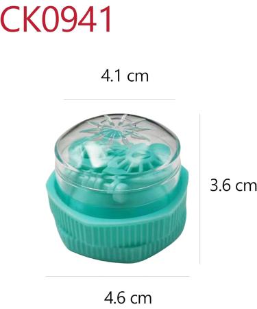 1pc Green Manually Contact Lens Washer Cleaner - Plastic Lens Cleaner Case for Dual Use - Buy Online on GoSupps.com