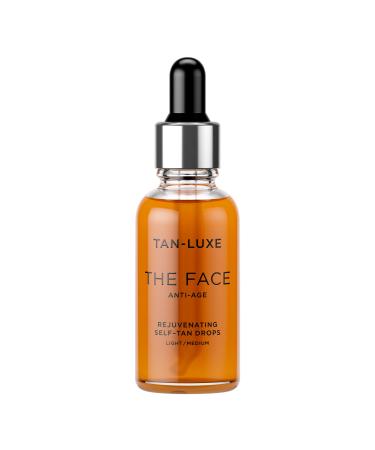 TAN-LUXE The Face Anti-Age - Rejuvenating Self-Tan Drops, 30ml - Cruelty & Toxin Free Light/Medium
