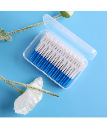 Buy Interdental Brushes - Dual-Use Dental Sticks Portable Silicone Silk Toothbrushes (200 Pieces) for Effective Mouth Cleaning - Buy Online on GoSupps.com