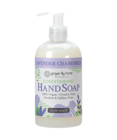 Ginger Lily Farms Botanicals Conditioning Liquid Hand Soap Refill 100% Vegan & Cruelty-Free Lavender Chamomile Scent 12 Fl Oz