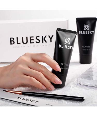 Bluesky Gum Gel 35g - Soft Clear Pink Poly Gel Nail Builder | Fast UV LED Nail Extension Gel - Shop Internationally - Buy Online on GoSupps.com