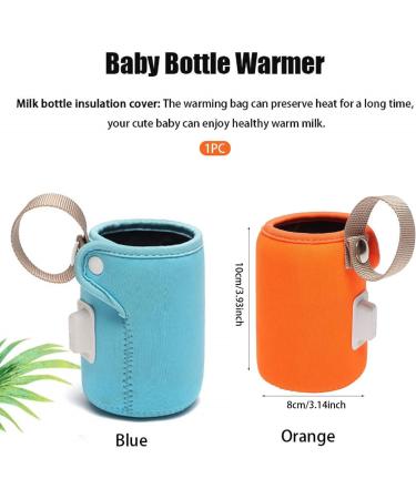 Jiakalamo Portable Baby Bottle Insulation Cover USB Travel Heater - Blue - Buy Online on GoSupps.com