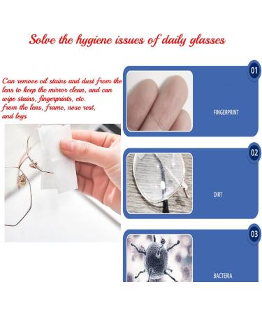 100 Portable Disposable Glass Cleaning Towels | Anti-Fog Lint-Free for Glasses Lenses Cameras & Phones - International Shipping - Buy Online on GoSupps.com