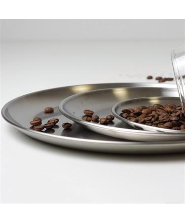 Serving Plates Stainless Steel Plate Round Restaurant Cafe Kitchen Flat Plate Metal Circular Dinner Plate Vintage Frosted Mirror Dessert Plate for Appetizer Dinner and Desserts (Size : L) Large - Buy Online on GoSupps.com