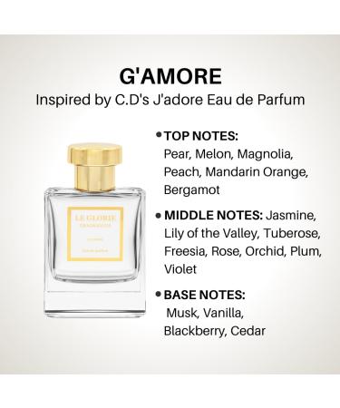 Inspired by C.D J'adore G'amore EDP Long Lasting 12-14 Hours Perfume Spray for Women All Skin Types Cruelty Free - 0.33 oz 10ml Inspired by C.D's J'adore Eau de Parfum 0.33 Fl Oz (Pack of 1) - Buy Online on GoSupps.com