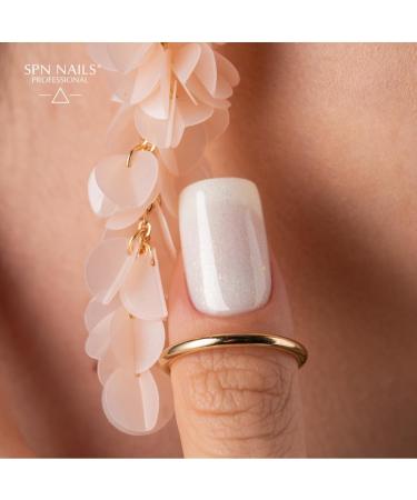 SPN Nails Professional Sugar Baby Builder Bottle Cream Gel Nail Polish 10ml- Builder Gels for Nails Extension - illuminated by a million tiny specks - Salon-Lasting Manicure LED/UV Lamp Curable - Buy Online on GoSupps.com