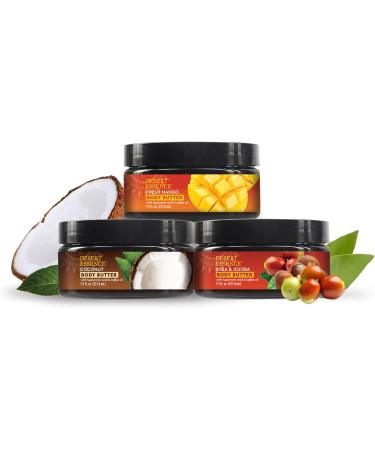 Buy Desert Essence Fresh Mango Body Butter 7.5oz | Hyaluronic Acid & Coffee Oil | Deeply Moisturizing Nourishing Antioxidant Blend - Buy Online on GoSupps.com