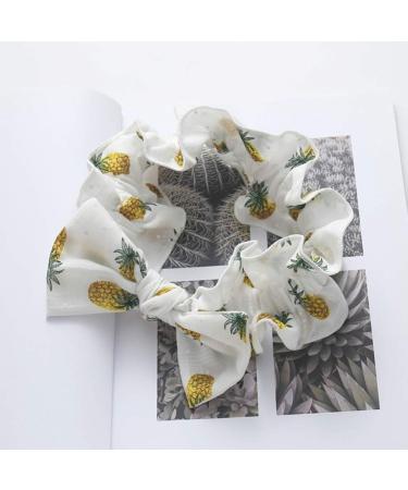 Lurrose Women's Pineapple Pattern Hair Band | Sweet Fruits Forehead Ligaments | Cosmetic Headgear for Girls | Face Wash Headband (White) - Buy Online on GoSupps.com