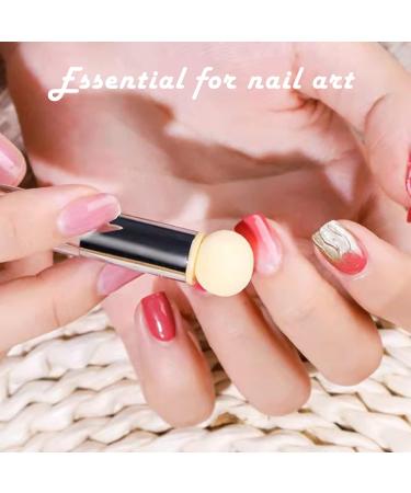 Yhzmy Nail Art Tools - 2 Pcs Double Head Ombre Sponge Brushes with 8 Replacement Heads for UV Gel & Nail Design - Buy Online on GoSupps.com