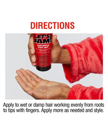 Softsheen Carson Lets Jam! Spiraling Curl Gel - 48HR Hydration & Hold for Curly Hair Anti-Breakage Formula 6.8 Fl Oz - International Shipping Available - Buy Online on GoSupps.com