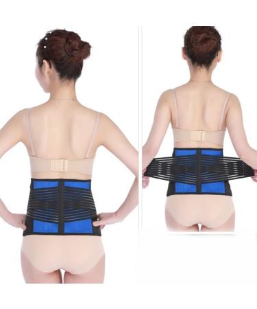 Eonant Deluxe Neoprene Double Pull Lumbar Support Belt - Effective Back Brace for Pain Relief (XXXXL) | International Shipping Available - Buy Online on GoSupps.com