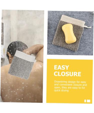 Baluue 6 Pcs Soap Bag Foaming Net Bathing Supply Soap Net Bags Soap Foaming Net Soap Mesh Holder Flax 14.5x12cmx3pcs As Shownx3pcs - Buy Online on GoSupps.com