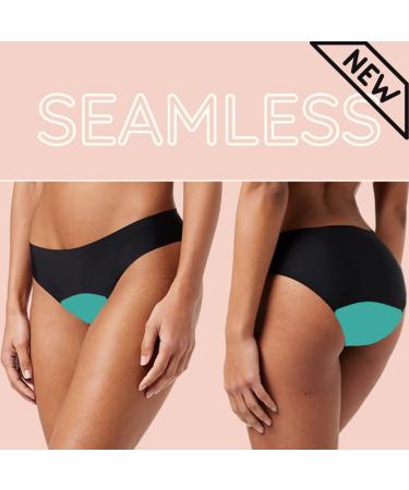 Buy Noblood Period Underwear - Eco-Friendly Washable Cotton Absorbent Period Briefs for Girls - XXS to 3XL Jade - 2-3 Tampon Capacity - XL Pack - Buy Online on GoSupps.com