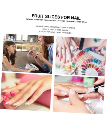 Mipcase 2400pcs 12 Fruit Sliced nail Art Accessories Decor Hair Dryer Brush Nail Art Fruit Nail Slices Manicure Fruit Slices Manicure Art Diy Slices Colorful Nail Fruit Slices - Buy Online on GoSupps.com
