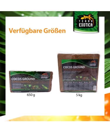 Coco's Ground Coconut Humus for Terrariums | 9L Substrate for Amphibians Reptiles & Vertebrates | Organic Coconut Fiber Litter (650g Brick) - Buy Online on GoSupps.com
