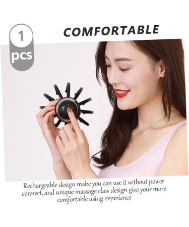 Fomiyes Scalp Massager | Relaxing Head Massager & Hair Brush for Women | Black Scalp Brush 17.6x13.7 - Buy Online on GoSupps.com