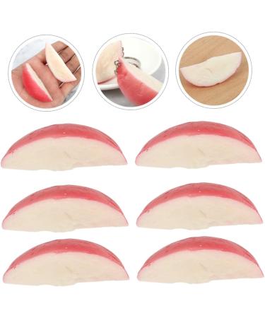Alipis 6pcs Decor Models Broccoli Ornament Showcase Display Props Fake Radish Slice Model Shop Display Props Lifelike Radish Adornment Lifelike Radish Slice Vegetable Food Pvc - Buy Online on GoSupps.com