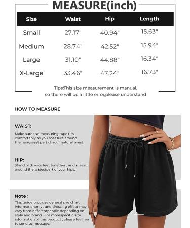 EFAN High Waisted Summer Sweat Shorts for Women with Pockets - Coffee, Small - Buy Online on GoSupps.com
