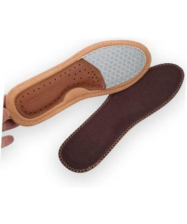 GLEAVI 3 Pairs Plantar Insoles - Breathable Leather Shoe Inserts for Sports & Comfort | Non-Slip Cowhide Foot Support - Buy Online on GoSupps.com