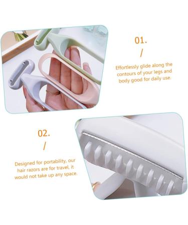 Beaupretty 2pi ces Tondeuse Poils pour Corps Aisselles Rasoir Manuel pour Femmes pour Usage Quotidien la Douche 13x5cm Gris - Buy Online on GoSupps.com