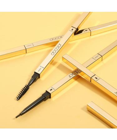 Docolor Waterproof Micro Eyebrow Pencil Duo, Soft Brown & Black - 2 Pack - Buy Online on GoSupps.com