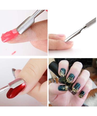 Stainless Steel Mixing Makeup Palette with Mini Ring and Spatula Set - Pack of 3 | For Makeup and Nail Art - Buy Online on GoSupps.com