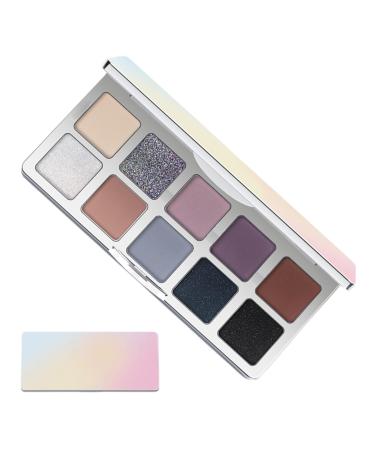 Eyeshadow Palettes 10 Colors Mixable Smooth Beauty Cosmetics Eye Shadow Shimmering Makeup Palette for Women Girls Wife Girlfriend Mother BD301