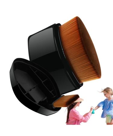 Sunscreen Brush for Kids Compact Sun Cream Brush Suntan Lotion Applicator | Sunblock Brush Set Sun Lotion Applicator with for Kids Boys Girls Black