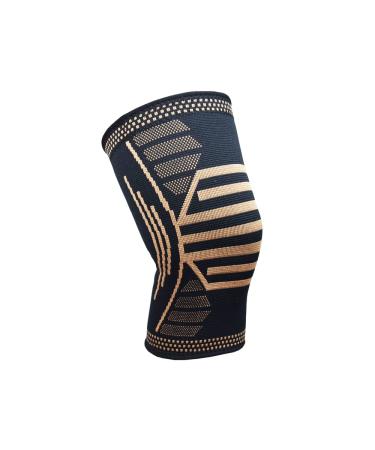 Knee Brace for Knee Pain Women Men  Copper Knee Braces Compression Sleeves Support for Working Out Running Sport Arthritis Running  Work Out  Gym  Hiking  Arthritis  ACL  PCL  Injury Recovery Sports Unisex. (Large)