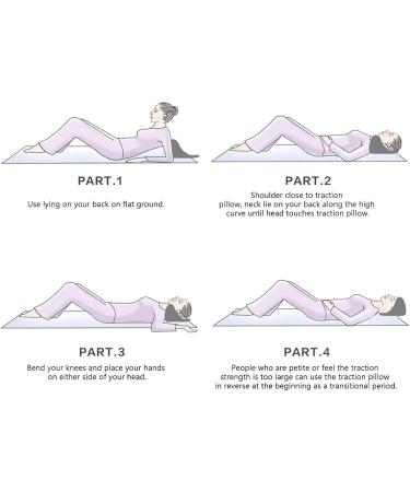 Neck Pillow for Sleeping Portable Neck Cervical Spine Stretchers | Comfortable Neck and Shoulder Relaxer Reusable Cervical Neck Traction Device for Sleeping - Buy Online on GoSupps.com