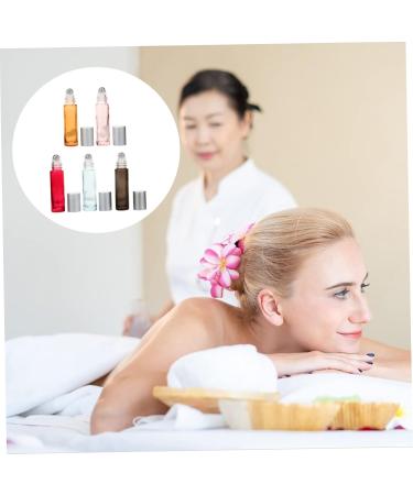FRCOLOR 10-Pack 30ml Roller Bottles for Essential Oils - Glass Ball Massage Bottles - Perfect for Packaging & Sub-Packaging - Buy Online on GoSupps.com