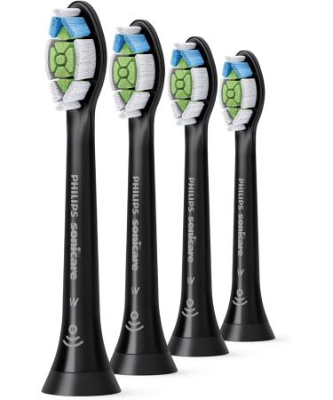 Philips Sonicare HX6064/33 DiamondClean Black Toothbrush Heads - 4 Pack - Buy Online on GoSupps.com