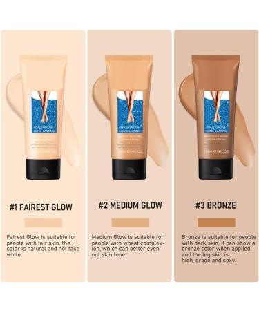 Leg makeup waterproof no transfer leg makeup lotion leg makeup to cover veins long lasting body leg cover up makeup for tattoo cover up (1pcs bronze) - Buy Online on GoSupps.com