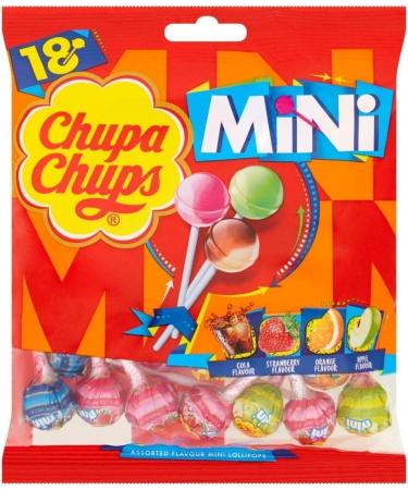 Chupa Chups Mini 18 Lollies 108g Pack Of 4 - Buy Online on GoSupps.com