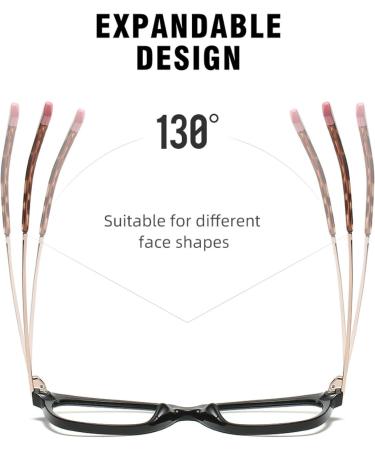 SERONI Cat Eye Blue Light Blocking Glasses for Women & Men - Metal Temples Anti-UV 51mm Stylish Computer & Reading Eyewear - Buy Online on GoSupps.com