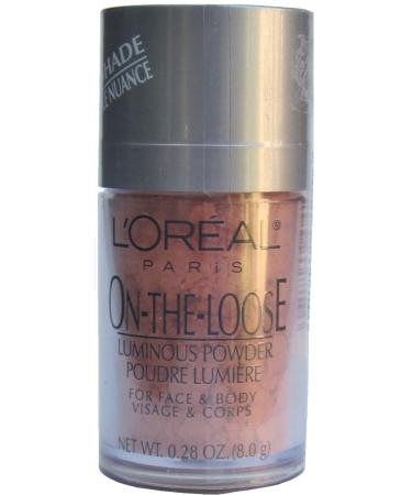 L'Oreal On-the-Loose Luminous Powder for Face and Body in Peach Soleil 0.28oz