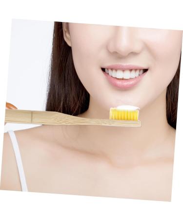 FRCOLOR 14 Pcs Bamboo Toothbrush Set - Eco-Friendly Replaceable Nylon Bristles Manual Travel Toothbrushes for Oral Care - Buy Online on GoSupps.com