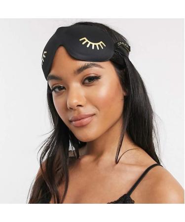 SMUG 100% Blackout Sleep Mask | Contoured Design for Deep Sleeping | Adjustable Straps | Eyelash Friendly Eye Mask for Men & Women - Buy Online on GoSupps.com