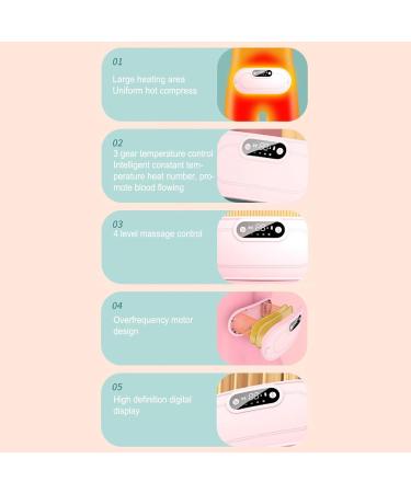 Portable Wireless Heating Pillow for Menstrual Relief - 3-Speed Heat & 4 Massage Modes | Perfect for Back & Abdominal Pain Relief - Buy Online on GoSupps.com