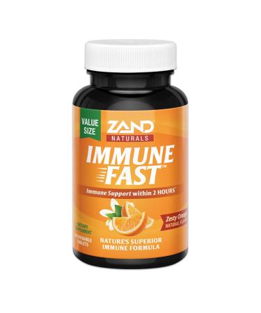 ZAND Immune Fast Chews | Boosts Immune Response & Cell Activity w/EpiCor* & Vitamin C (Orange 36 Count) 36 Count (Pack of 1)
