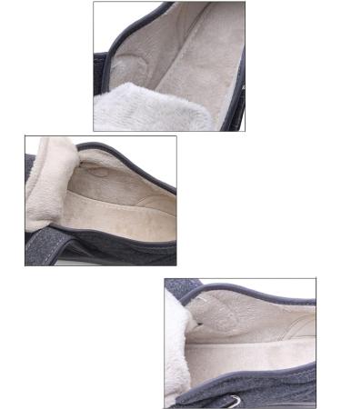 Men's Diabetic Fleece Medical Shoes for Swollen Feet | Velcro Sneakers for Seniors - Black - Buy Online on GoSupps.com