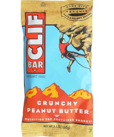 Clif Bar Crunchy Peanut Butter (Box of 12) - Nutritious Energy Snack for Active Lifestyles - Buy Online on GoSupps.com