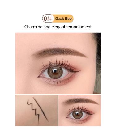 Heykomi Waterproof Eyeliner Pencil - Long Lasting, Sweatproof & Non-Smudging - Black (2PCS) - Buy Online on GoSupps.com