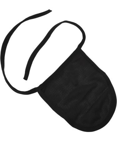Cervical Stoma Cover - Breathable Lightweight Adjustable Neck Protection in Black | International Shipping - Buy Online on GoSupps.com