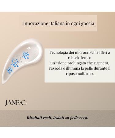  JANEC JANE C Nobilis Night Face Cream Intensive Firming Treatment with Centella Asiatica Phospholipids Coenzyme Q10 Retinol 50 ml k beauty Made in Italy - Buy Online on GoSupps.com