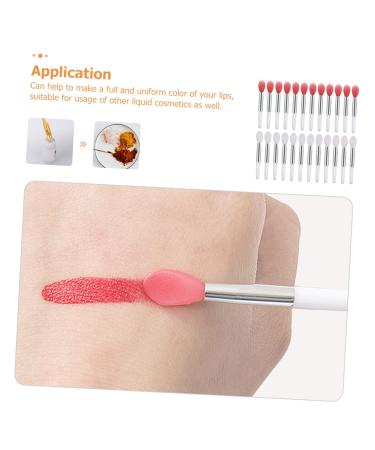 120 Pcs Translucent Lip Balm Brush - Silicone Lip Mask Applicator & Lipstick Brush - Portable Makeup Tools for Women - Buy Online on GoSupps.com