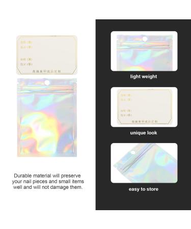 Beaupretty 50 Sets Nail Pole Packaging Bags - Sealable Manicure Bags for Nail Tips False Nails & Holographic Storage - Airtight PVC Bags for International Shipping - Buy Online on GoSupps.com