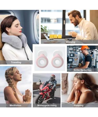 SAMAZON Ear Plugs for Noise Reduction - Pink White Anti-Snoring & Anxiety Relief - Concert & Shooting Protection - Sizes XS/S/M/L - 1 Count - Buy Online on GoSupps.com