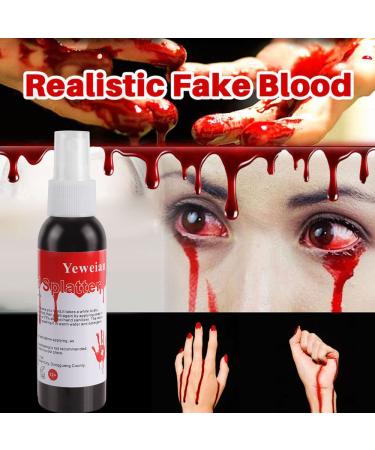 Yeweian Fake Blood Spray 2.1oz - Washable SFX Makeup for Halloween Costume - 1 Pack - Buy Online on GoSupps.com